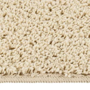 vidaXL Tapis shaggy crème 200x290 cm Antidérapant