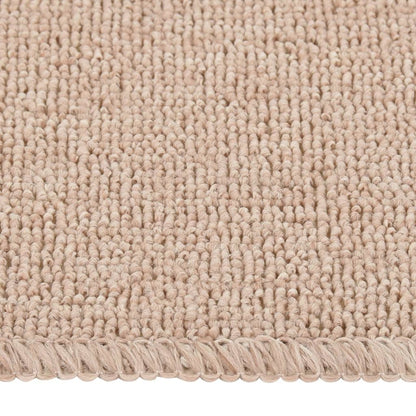 Antirutsch Stufenmatten 15 Stk. 75x20 cm Beige Rechteckig