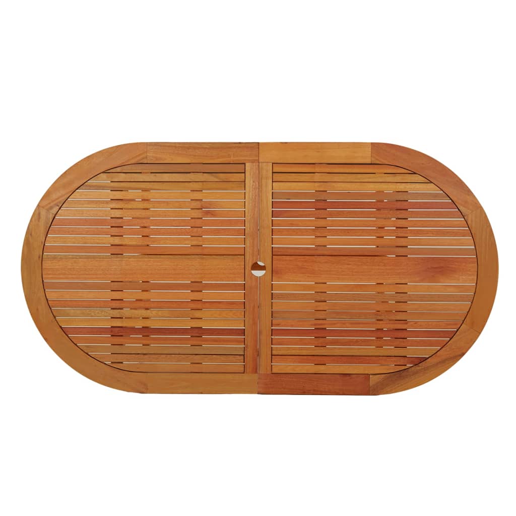 vidaXL Gartentisch 160x85x75 cm Massivholz Eukalyptus
