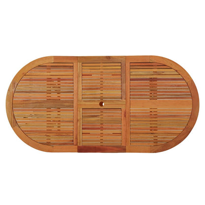 vidaXL Gartentisch 200x100x75 cm Massivholz Eukalyptus