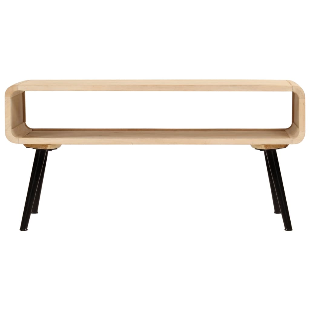 vidaXL Table basse 95x40x45 cm Bois de manguier massif