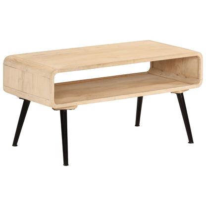 vidaXL Table basse 95x40x45 cm Bois de manguier massif