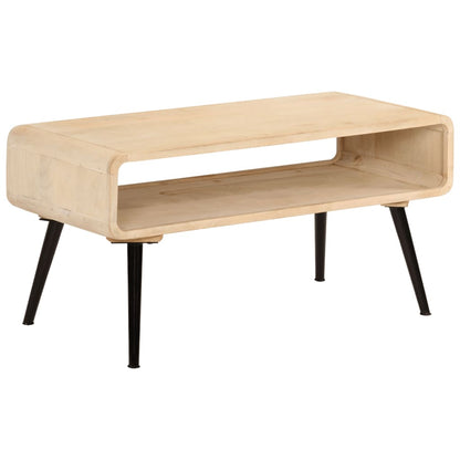 vidaXL Table basse 95x40x45 cm Bois de manguier massif
