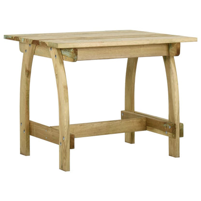 vidaXL Salon de jardin 5 pcs en bois de pin imprégné