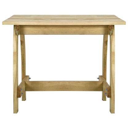 vidaXL Salon de jardin 5 pcs en bois de pin imprégné
