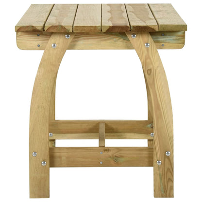 vidaXL Salon de jardin 5 pcs en bois de pin imprégné
