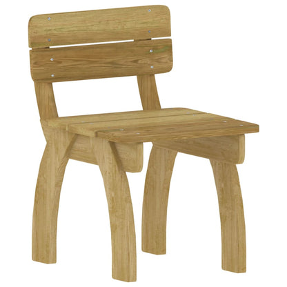 vidaXL Salon de jardin 5 pcs en bois de pin imprégné