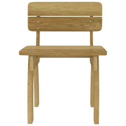 vidaXL Salon de jardin 5 pcs en bois de pin imprégné