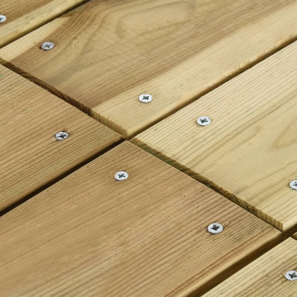 vidaXL Salon de jardin 5 pcs en bois de pin imprégné