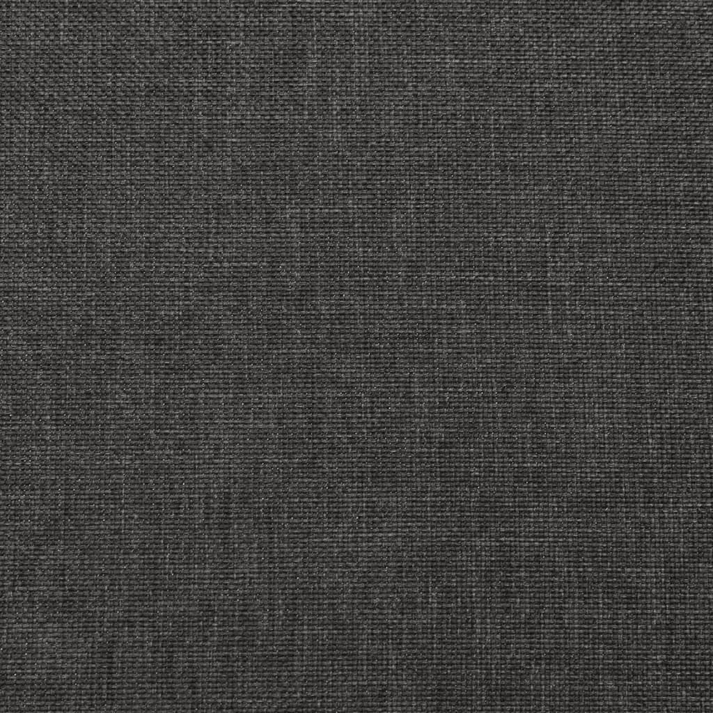 vidaXL Fauteuil de relaxation gris foncé en tissu