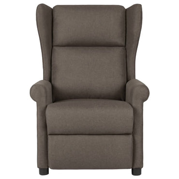 Fauteuil relax vidaXL marron tissu