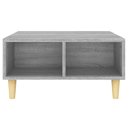 vidaXL Couchtisch Grau Sonoma 60x60x30 cm Holzwerkstoff