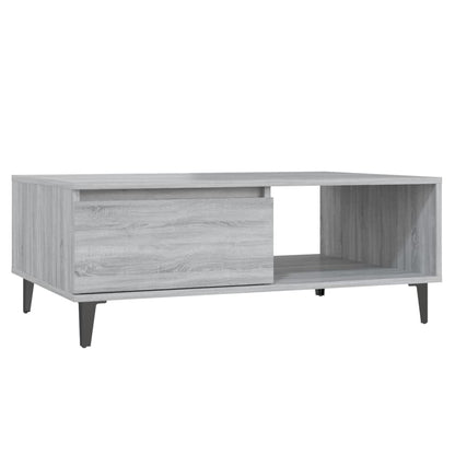 vidaXL Couchtisch Grau Sonoma 90x60x35 cm Holzwerkstoff