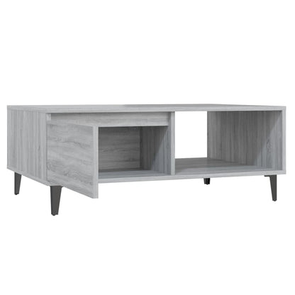 vidaXL Couchtisch Grau Sonoma 90x60x35 cm Holzwerkstoff