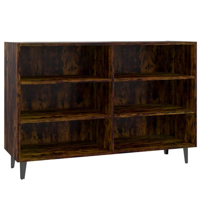 vidaXL Bahut chêne fumé 103,5x35x70 cm bois d'ingénierie