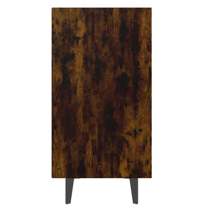 vidaXL Bahut chêne fumé 103,5x35x70 cm bois d'ingénierie