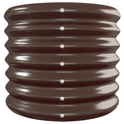 vidaXL Hochbeet Verzinkter Stahl 260x40x36 cm Braun