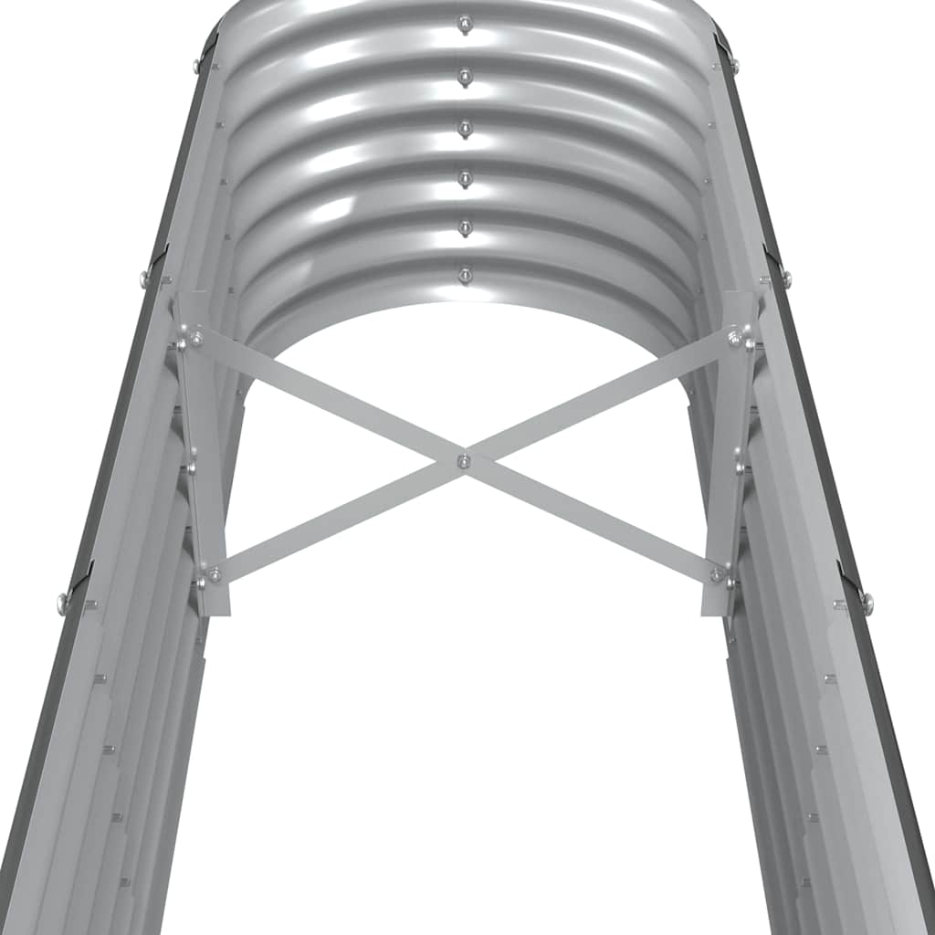 vidaXL Hochbeet Verzinkter Stahl 260x40x36 cm Anthrazit
