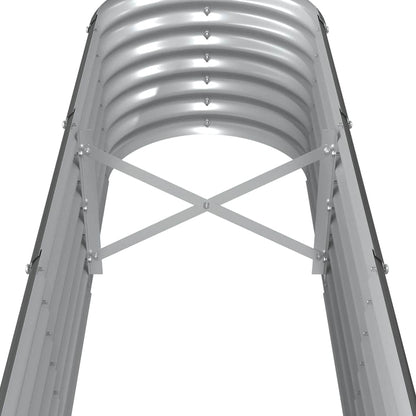 vidaXL Hochbeet Verzinkter Stahl 260x40x36 cm Anthrazit