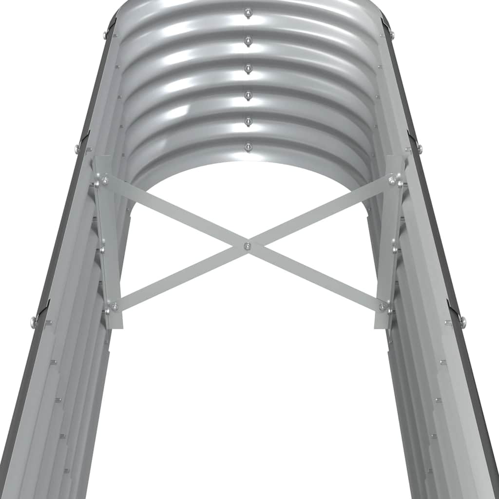 vidaXL Hochbeet Verzinkter Stahl 332x40x36 cm Anthrazit