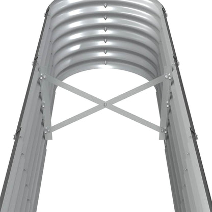 vidaXL Hochbeet Verzinkter Stahl 332x40x36 cm Anthrazit