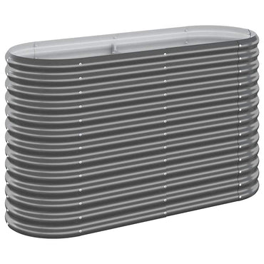 vidaXL Hochbeet Verzinkter Stahl 114x40x68 cm Anthrazit