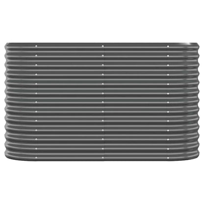 vidaXL Hochbeet Verzinkter Stahl 114x40x68 cm Anthrazit