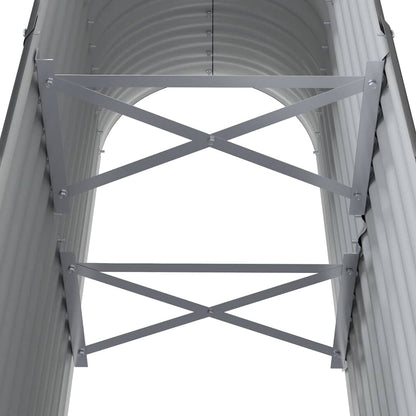 vidaXL Hochbeet Verzinkter Stahl 114x40x68 cm Anthrazit