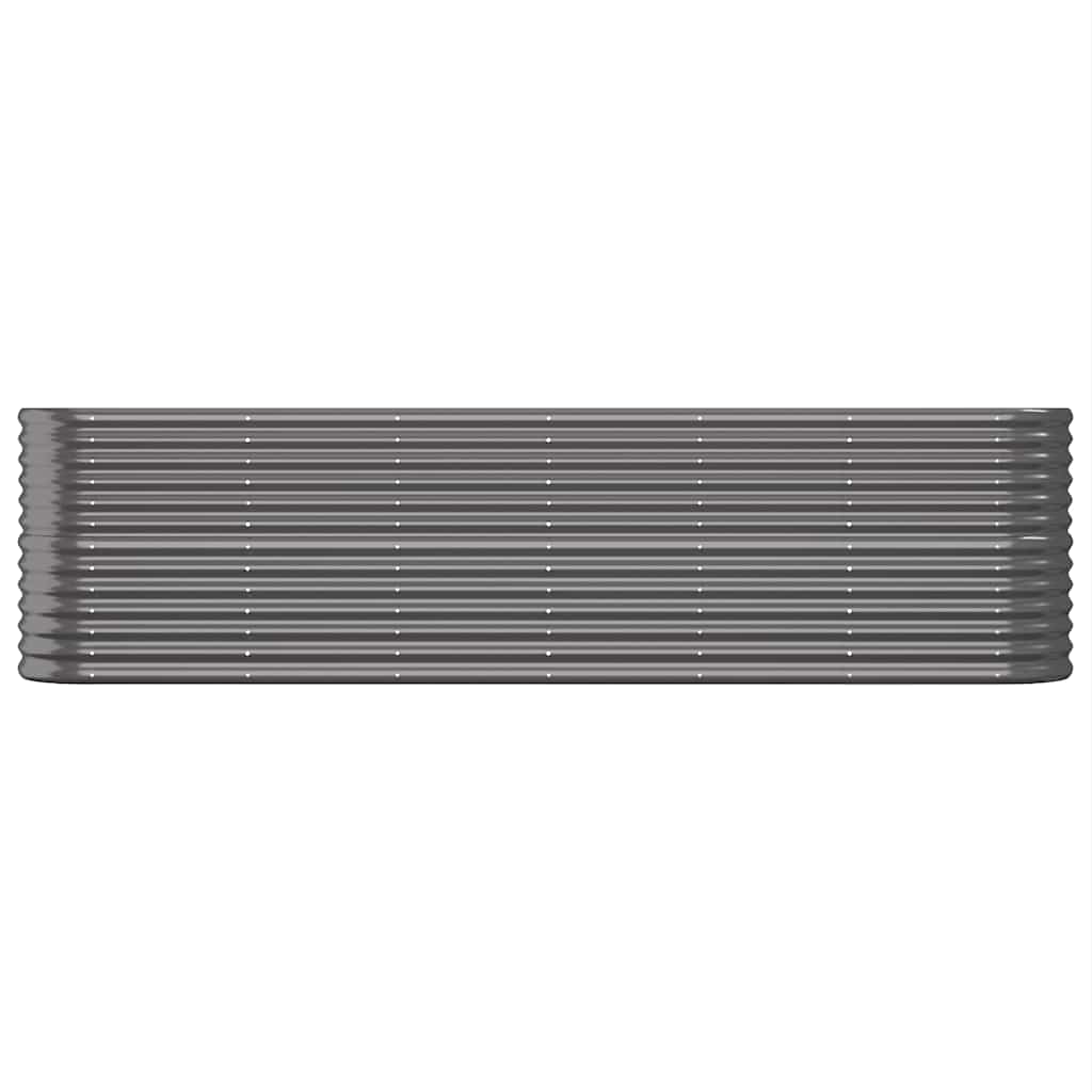 Hochbeet Verzinkter Stahl 260x40x68 cm Anthrazit