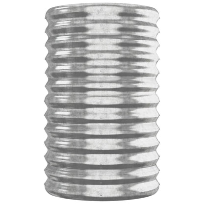 vidaXL Carré potager en acier galvanisé 260x40x68 cm Argenté