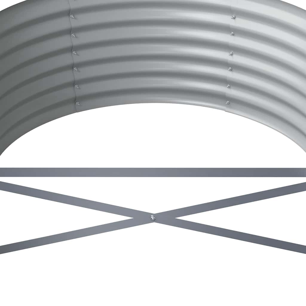 vidaXL Hochbeet Verzinkter Stahl 512x80x36 cm Grün