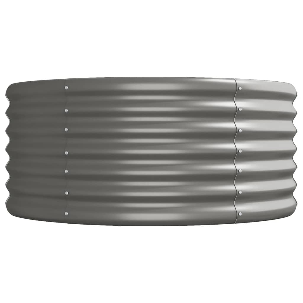 vidaXL Hochbeet Verzinkter Stahl 512x80x36 cm Grau