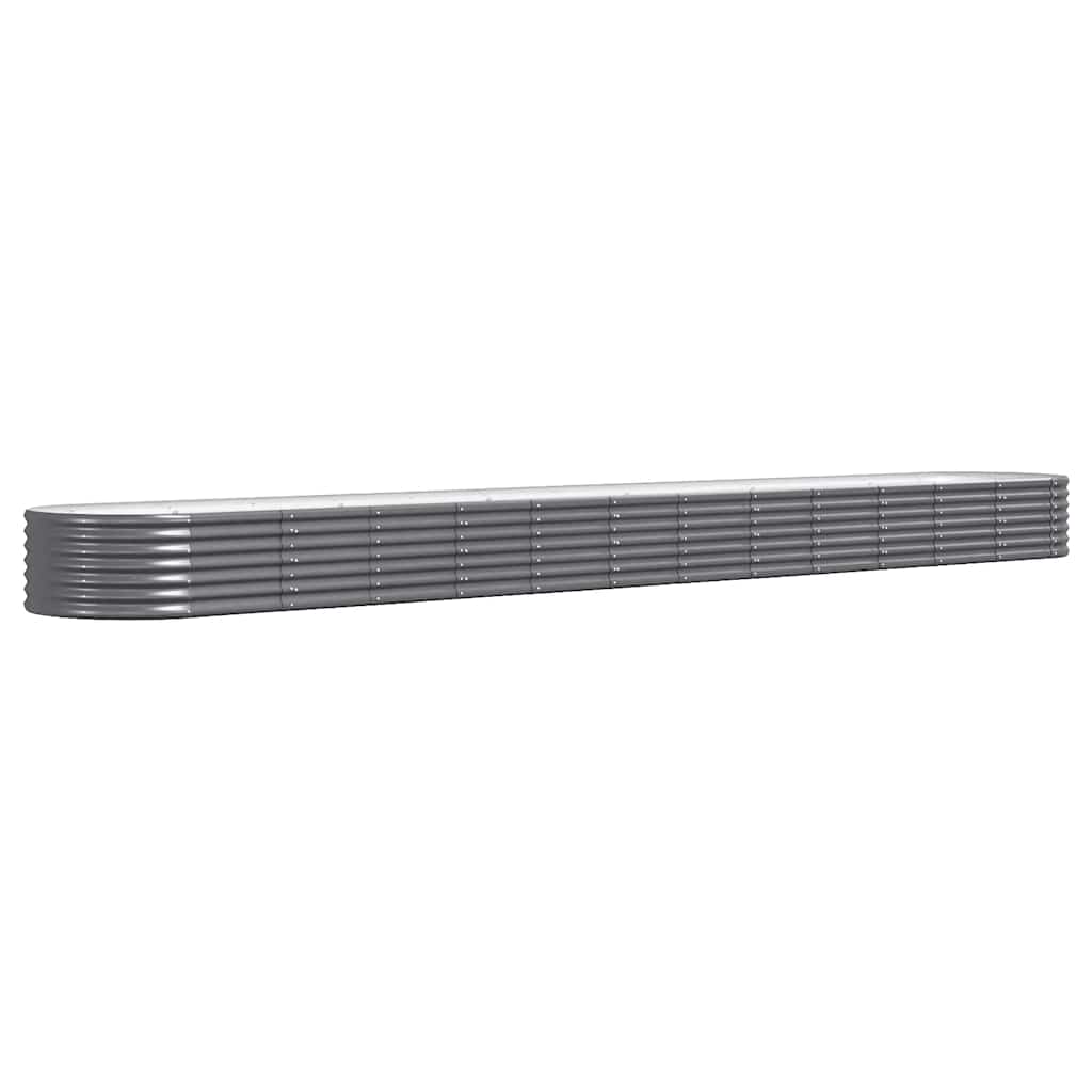 Hochbeet Verzinkter Stahl 512x80x36 cm Anthrazit