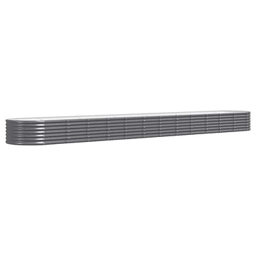 vidaXL Hochbeet Verzinkter Stahl 512x80x36 cm Anthrazit