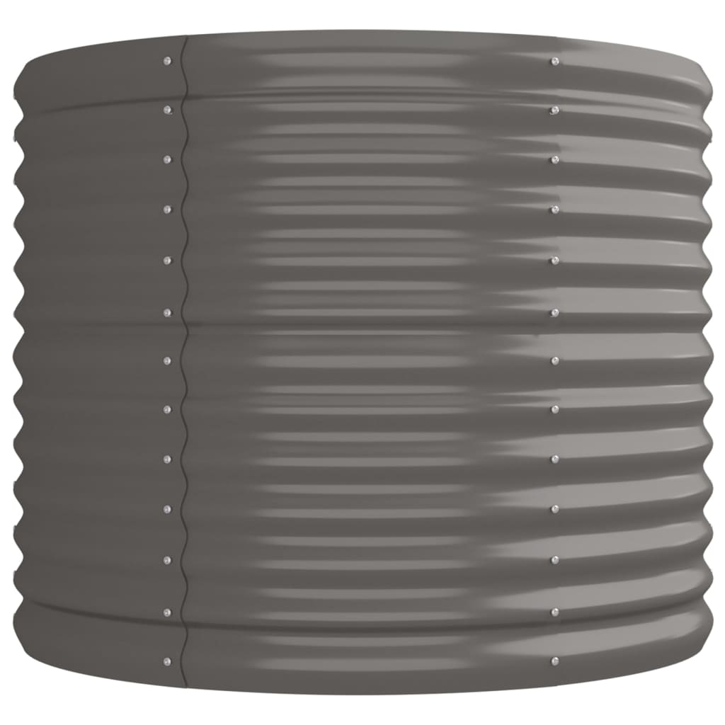vidaXL Hochbeet Verzinkter Stahl 224x80x68 cm Grau
