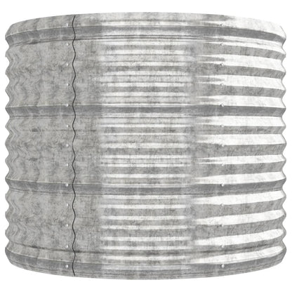 vidaXL Jardinière surélevée Acier galvanisé 224x80x68 cm Argenté