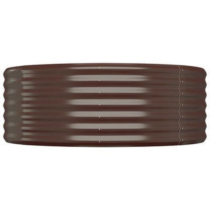 vidaXL Hochbeet Verzinkter Stahl 249x100x36 cm Braun