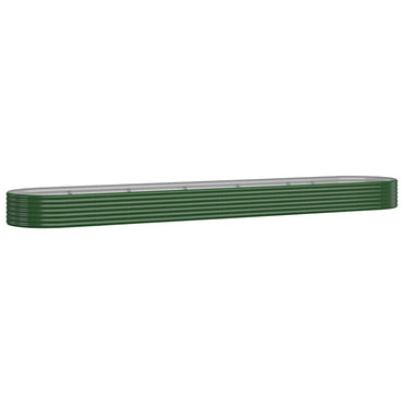 vidaXL Hochbeet Verzinkter Stahl 507x100x36 cm Grün
