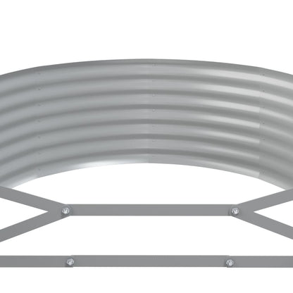 vidaXL Hochbeet Verzinkter Stahl 507x100x36 cm Grün