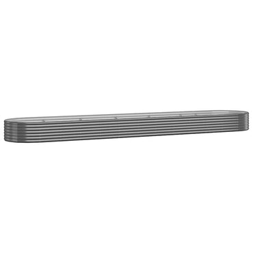 vidaXL Hochbeet Verzinkter Stahl 507x100x36 cm Anthrazit