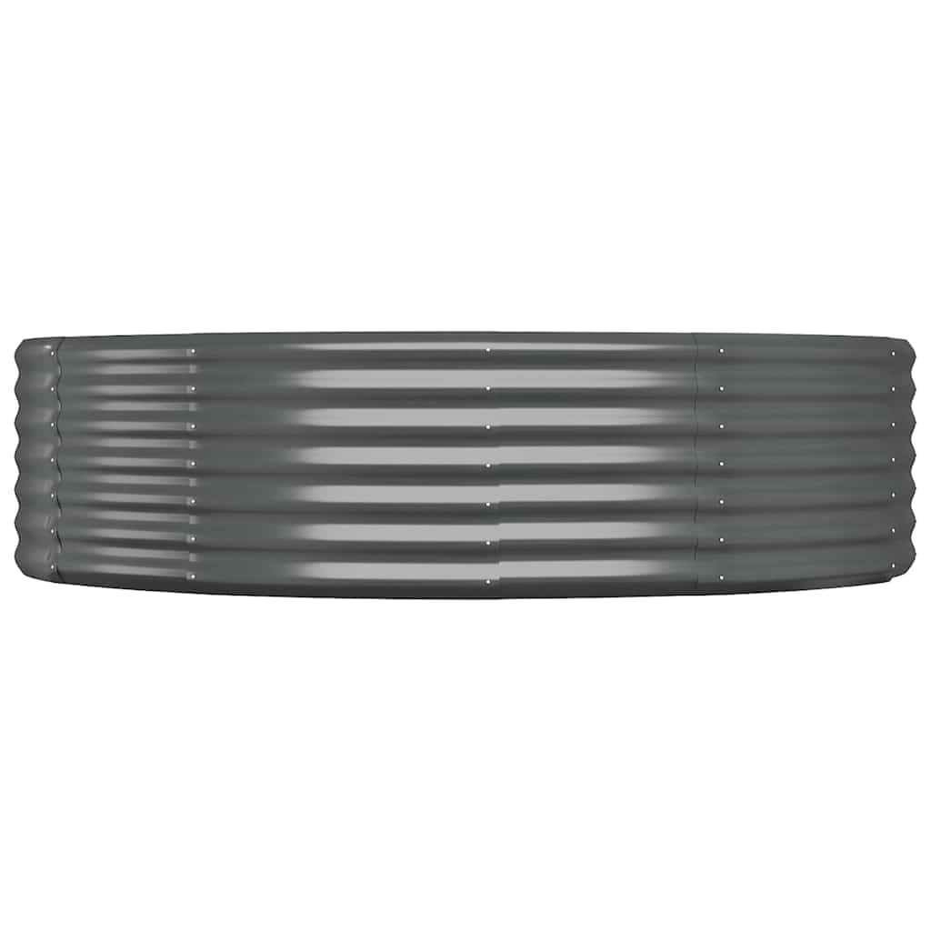 Hochbeet Verzinkter Stahl 140x140x36 cm Anthrazit