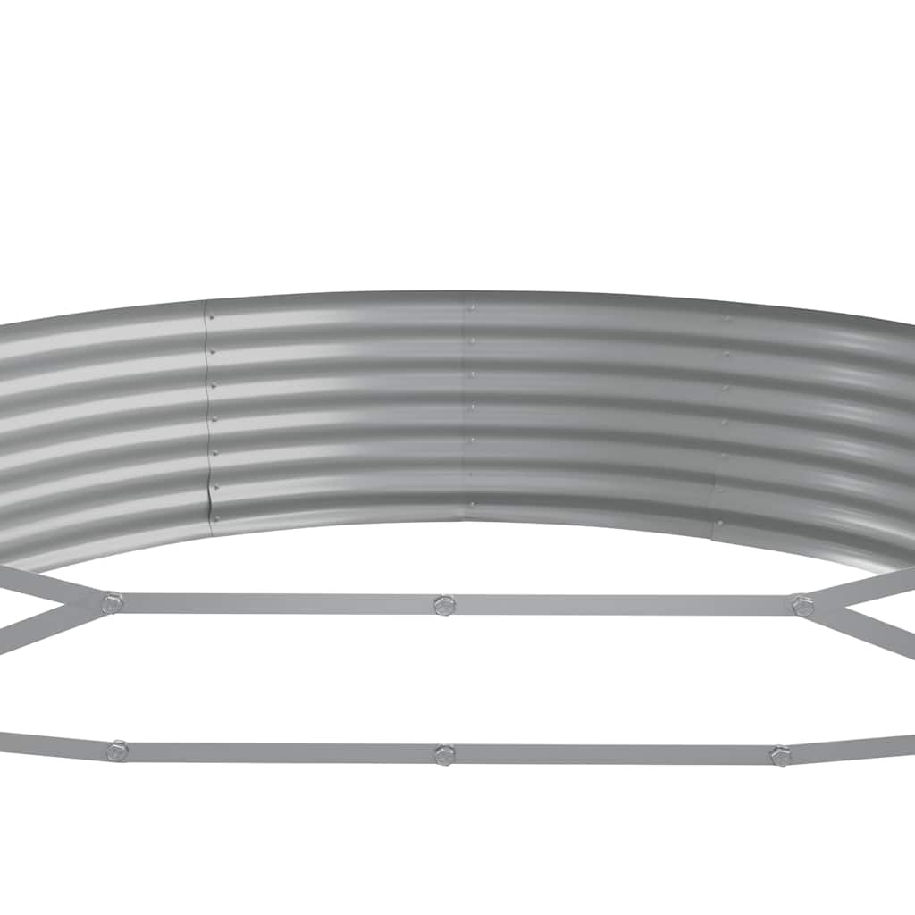 vidaXL Carré potager en acier galvanisé 600x140x36 cm Anthracite