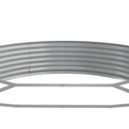 vidaXL Carré potager en acier galvanisé 600x140x36 cm Anthracite