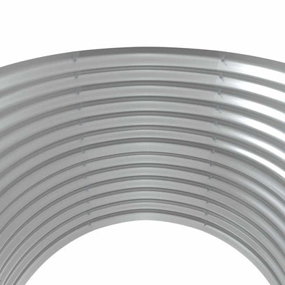 vidaXL Carré potager en acier galvanisé 100x100x68 cm Argenté