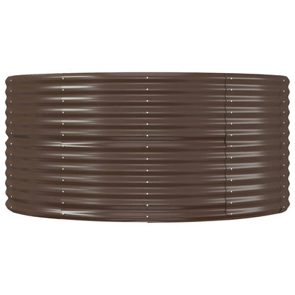 vidaXL Carré potager marron 212x140x68 cm Acier galvanisé