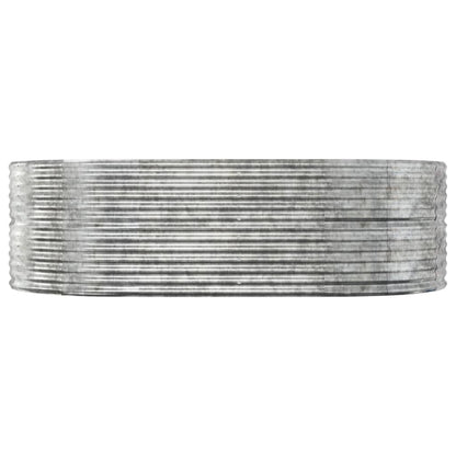 vidaXL Carré potager argenté 212x140x68 cm Acier galvanisé