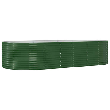 vidaXL Carré potager vert 291x140x68 cm Acier galvanisé