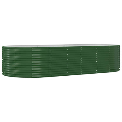 vidaXL Carré potager vert 291x140x68 cm Acier galvanisé
