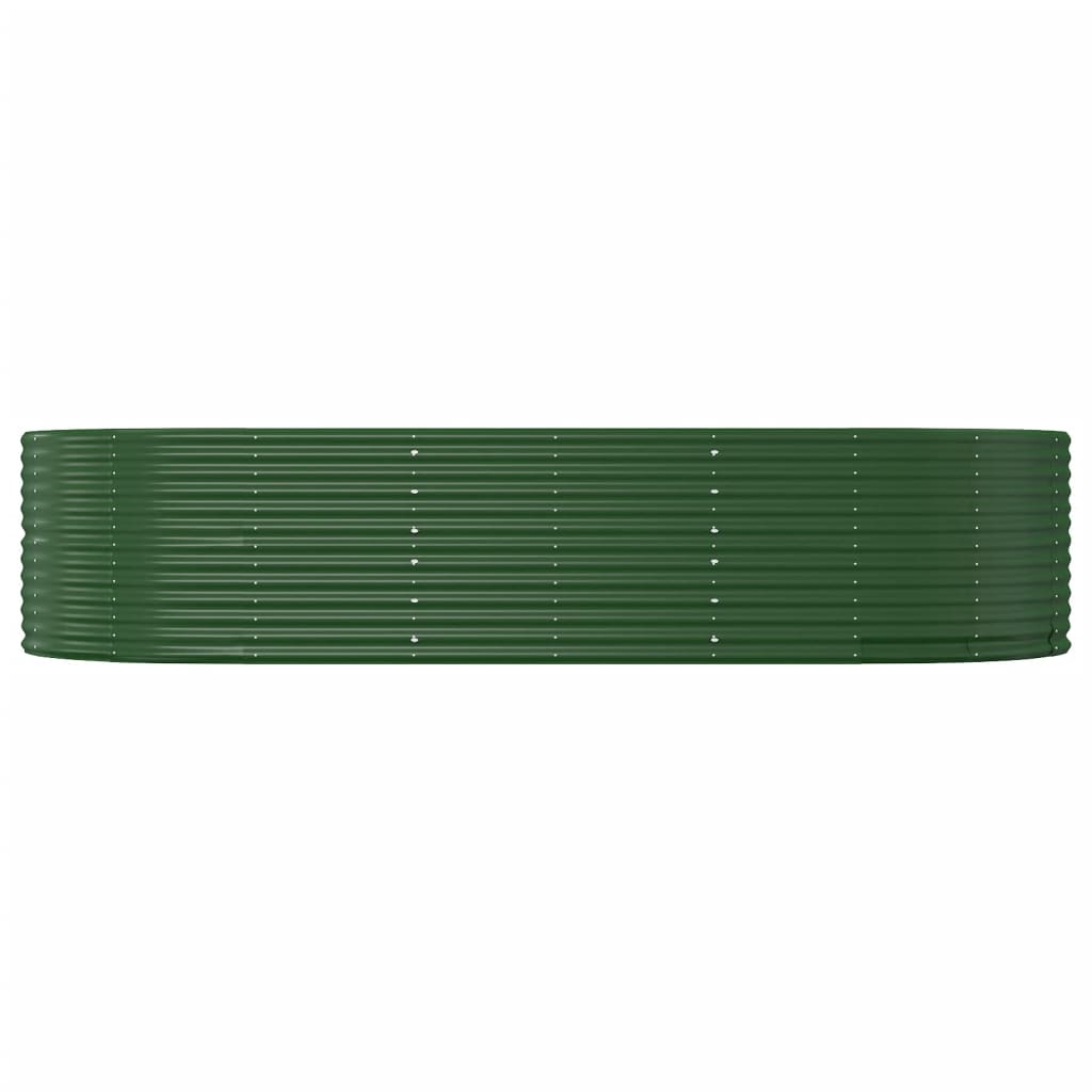 vidaXL Carré potager vert 291x140x68 cm Acier galvanisé