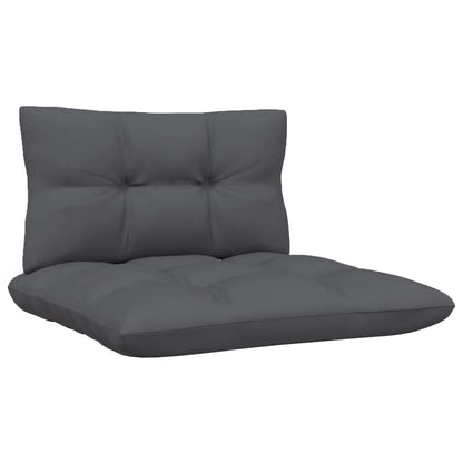 vidaXL 4-tlg. Garten-Lounge-Set mit Anthrazit Kissen Kiefernholz